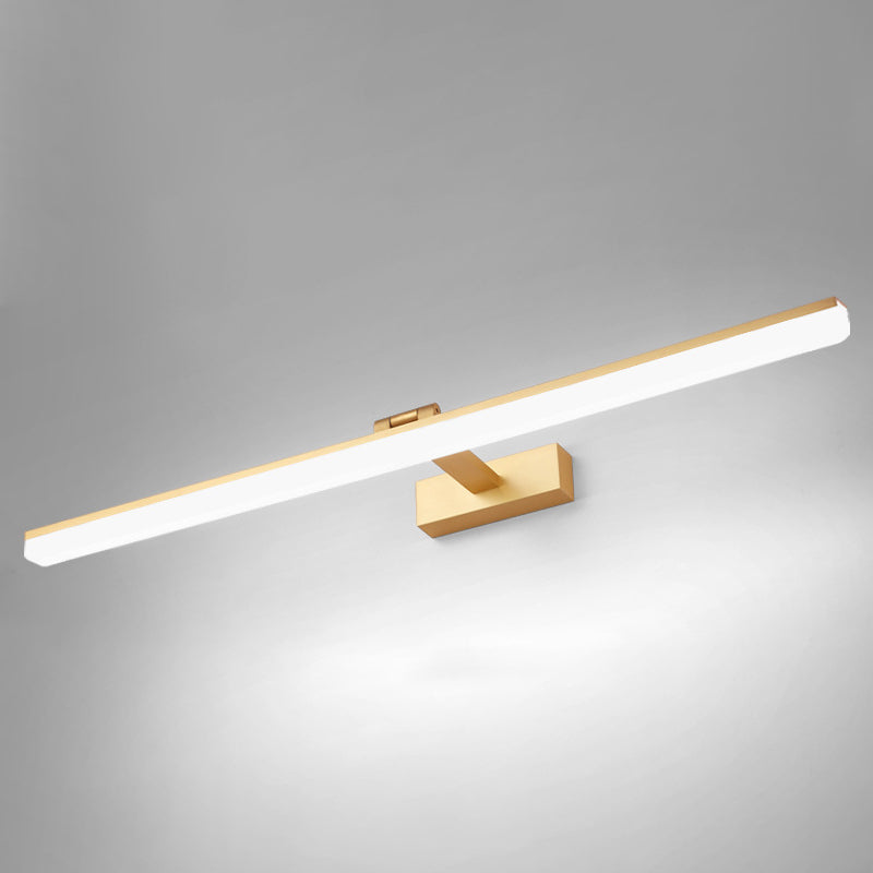 Modern Simple Style 1-Light Linear Shade Wall Sconce Mirror Wall Lighting