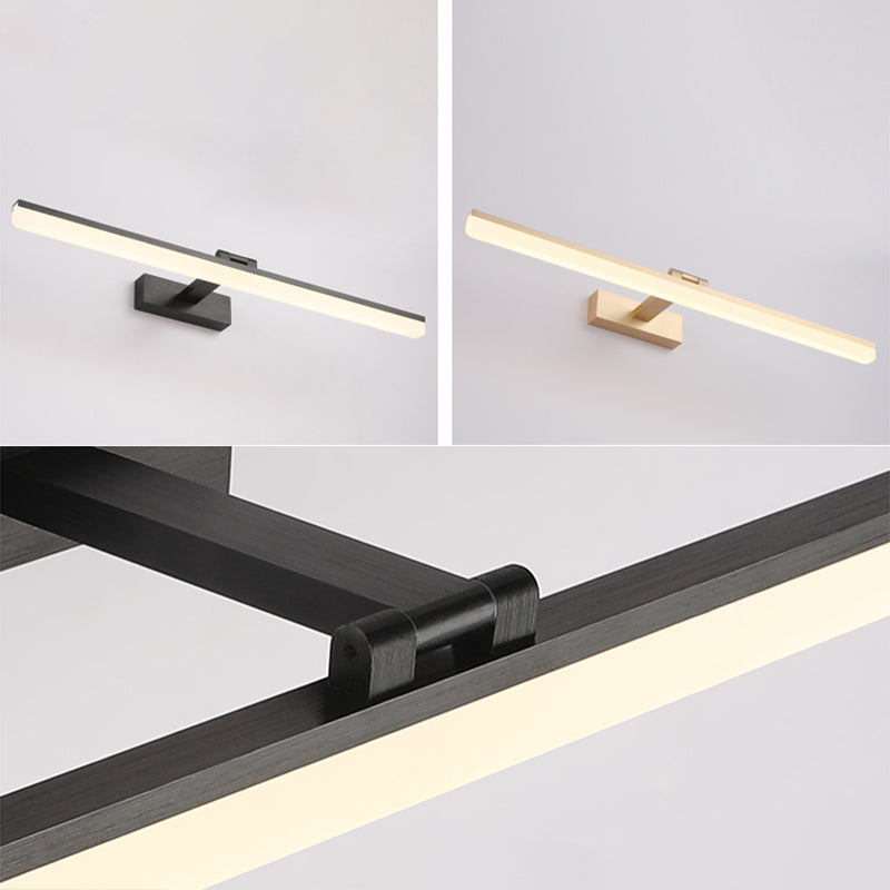 Modern Simple Style 1-Light Linear Shade Wall Sconce Mirror Wall Lighting