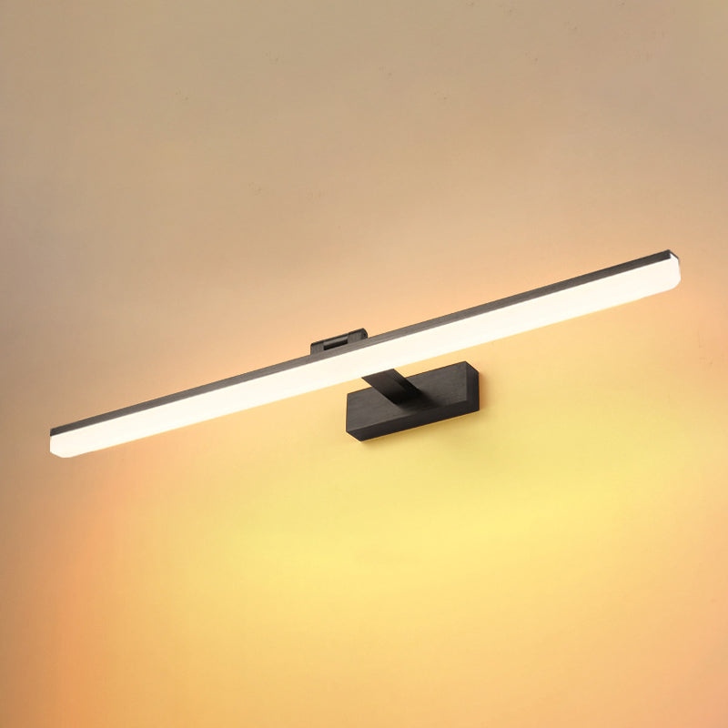 Modern Simple Style 1-Light Linear Shade Wall Sconce Mirror Wall Lighting