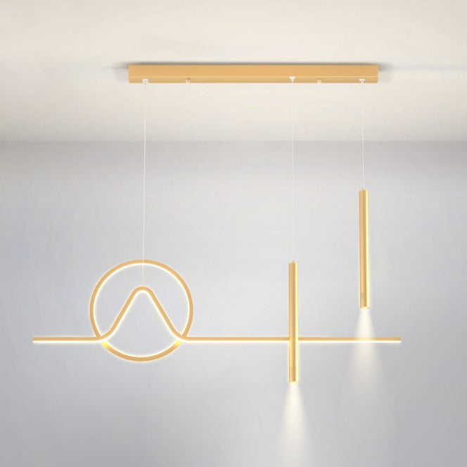 Lampade sospese geometriche Luci a sospensione da cucina contemporanea Metal