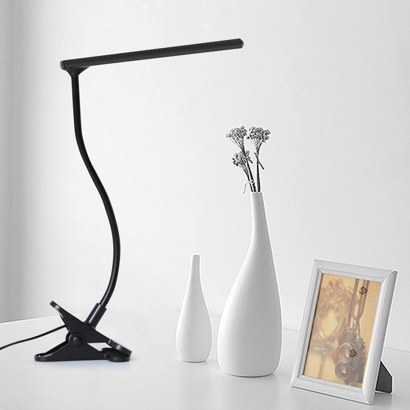 1 Light Linear Nightstand Lamps Modern Table Lamps Metal Night Table Lamps