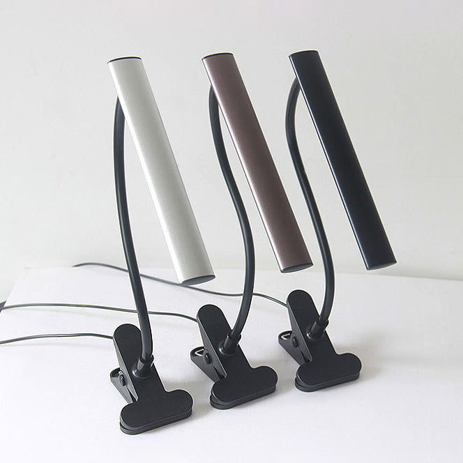 1 Light Linear Nightstand Lamps Modern Table Lamps Metal Night Table Lamps