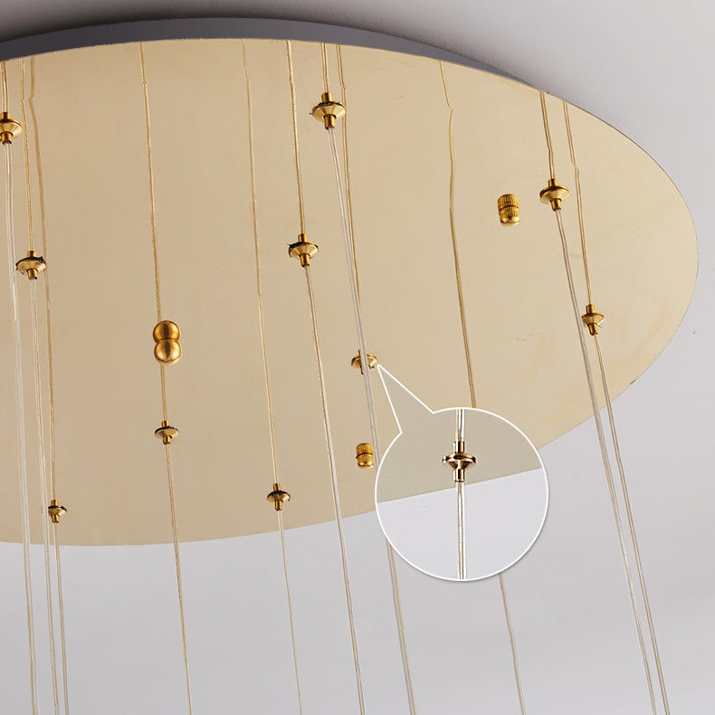 Luz de colgante de clúster de mariposa acrílica Estilo moderno Multi luces transparentes Luz de techo colgante