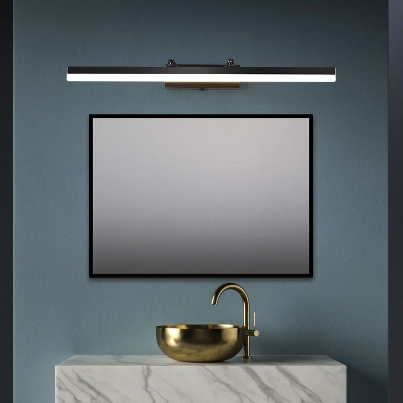 Métal linéaire ombre swing bras mur de paroi moderne 1 montage de montage mural de tête