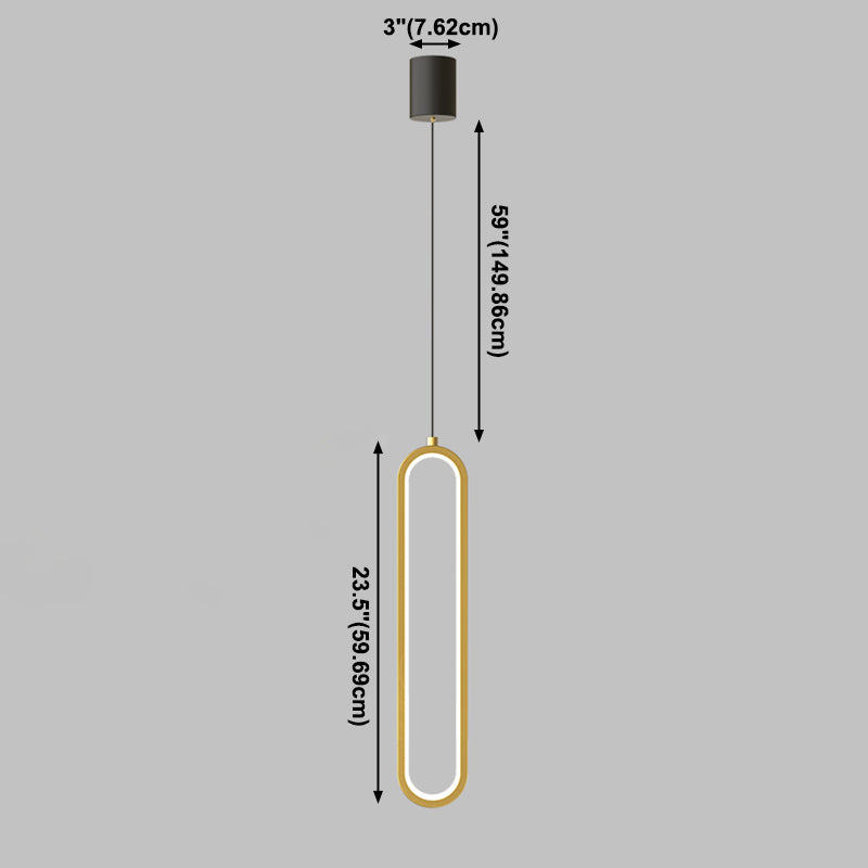 Geometric Suspended Lighting Fixture Modern Pendant Lighting for Kitchen Island