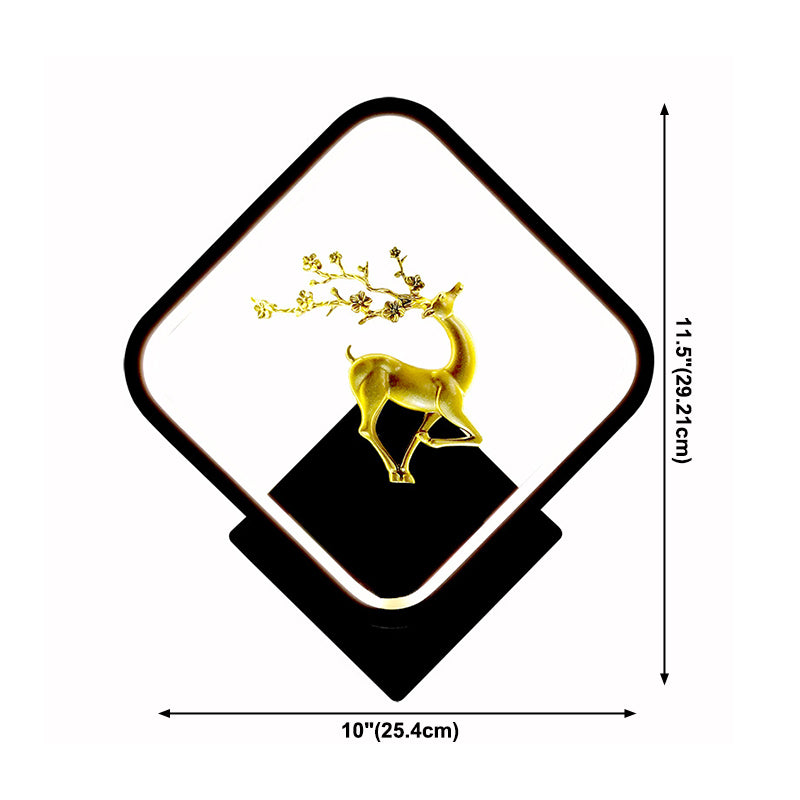 1 luces de sombra lineal matones de pared moderna iluminación de pared led de estilo simple en negro