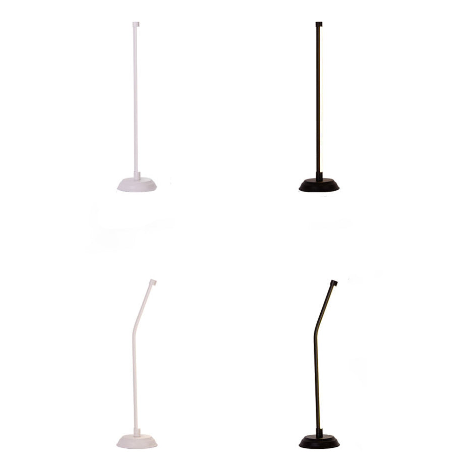 1 Light Linear Nightstand Lamps Modern Bedside Lamps Metal Night Table Lamp