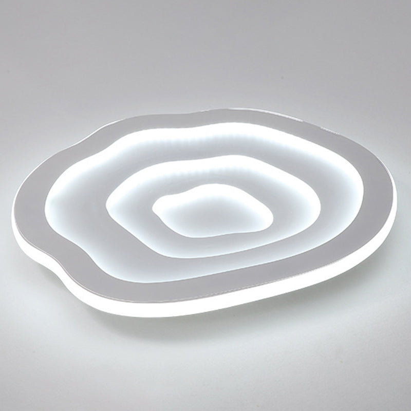 Witte Metalen Plafondlicht Lamp Moderne Stijl Cloud Flush Mount Plafondlicht Verlichting