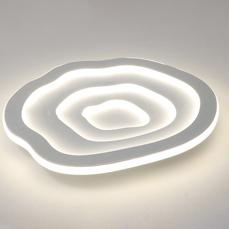 Witte Metalen Plafondlicht Lamp Moderne Stijl Cloud Flush Mount Plafondlicht Verlichting