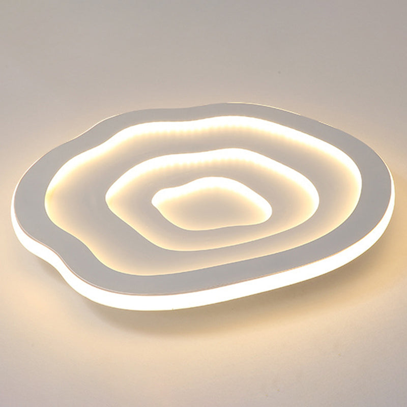 Witte Metalen Plafondlicht Lamp Moderne Stijl Cloud Flush Mount Plafondlicht Verlichting