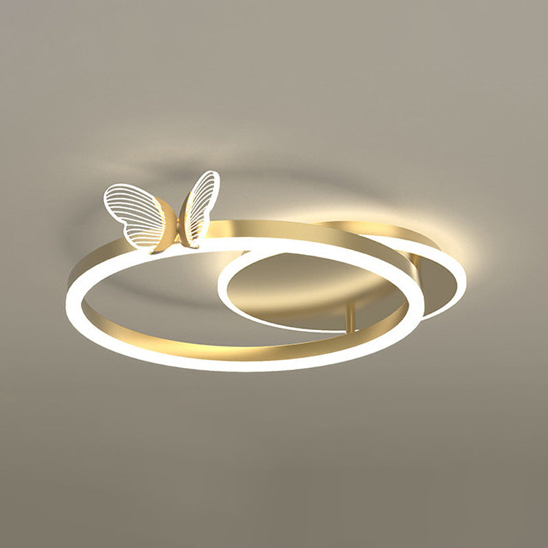 Multi Lights Acryl Deckenmontage Moderne Ring Bündige Fassung Led Licht