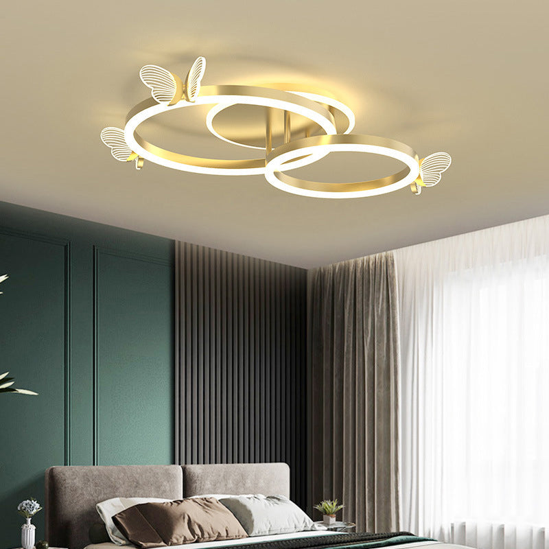 Multi Lights Acryl Deckenmontage Moderne Ring Bündige Fassung Led Licht