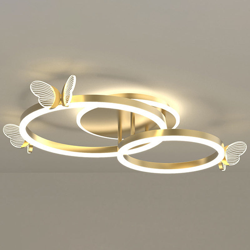 Multi Lights Acryl Deckenmontage Moderne Ring Bündige Fassung Led Licht