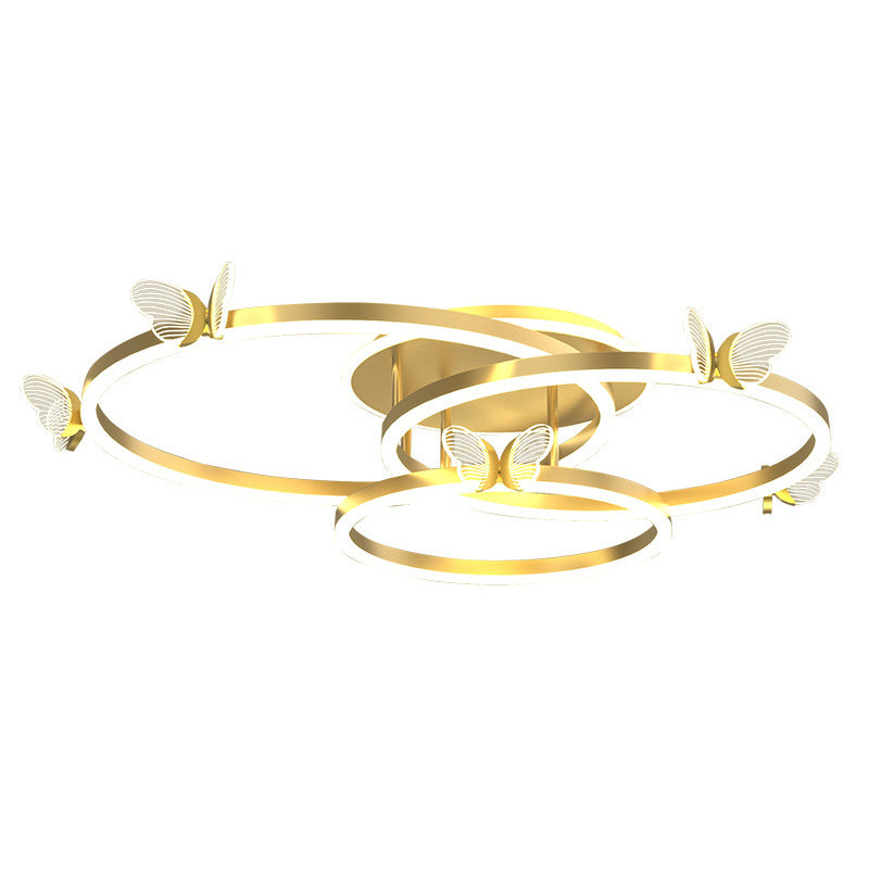 Multi Lights Acryl Deckenmontage Moderne Ring Bündige Fassung Led Licht