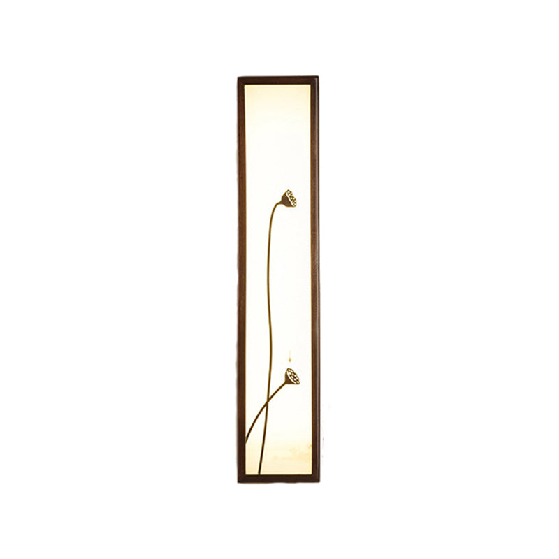 1-licht houten moderne sconce verlichtingsarmaturen kwadraat muurlamp sconce voor woonkamer