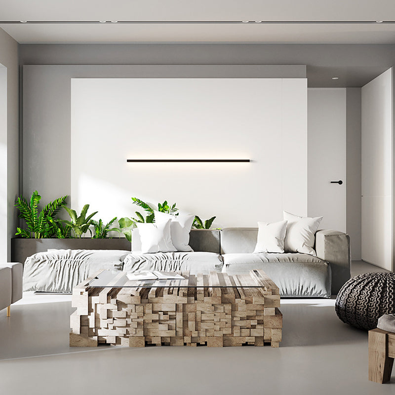 Nordic Modern Metal 1-Light Wall Mount Lamp Linear Wall Sconce for Bedroom