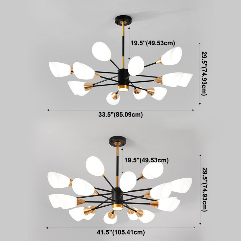 Modern Pendant Lighting Geometric Chandelier Hanging Light Fixtures Glass Pendant Lighting