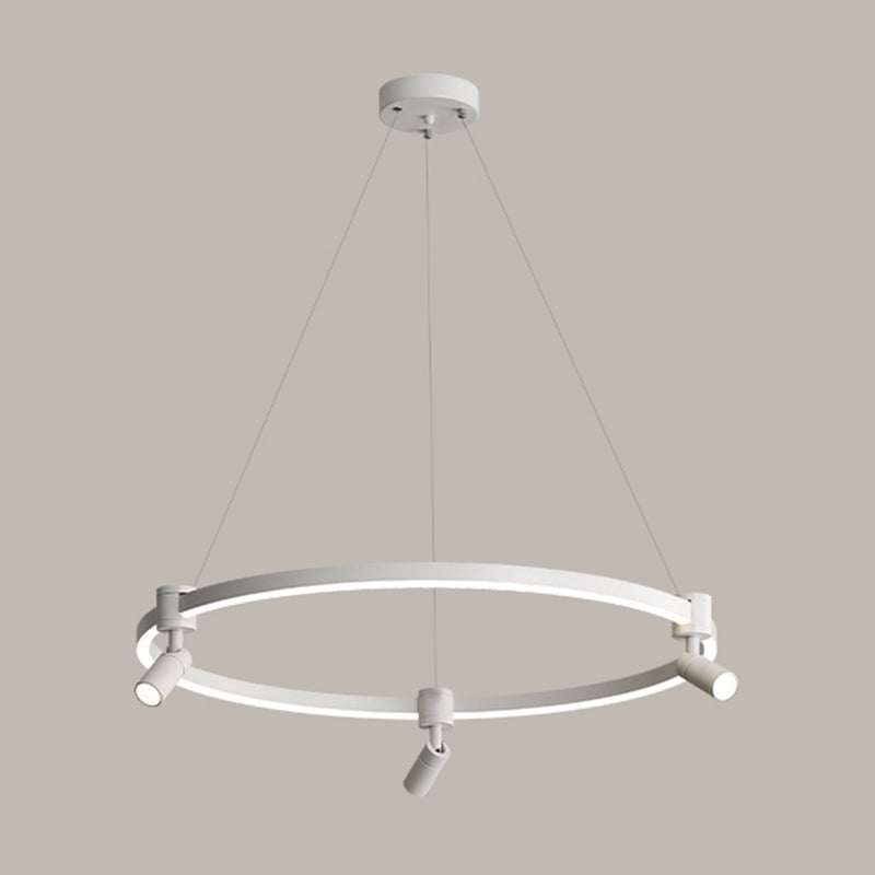 Candeliers contemporáneos accesorios de iluminación colgante orbicular araña de metal orbe para sala de estar