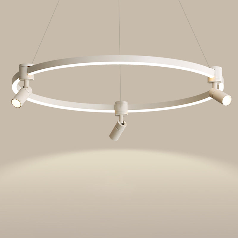 Candeliers contemporáneos accesorios de iluminación colgante orbicular araña de metal orbe para sala de estar