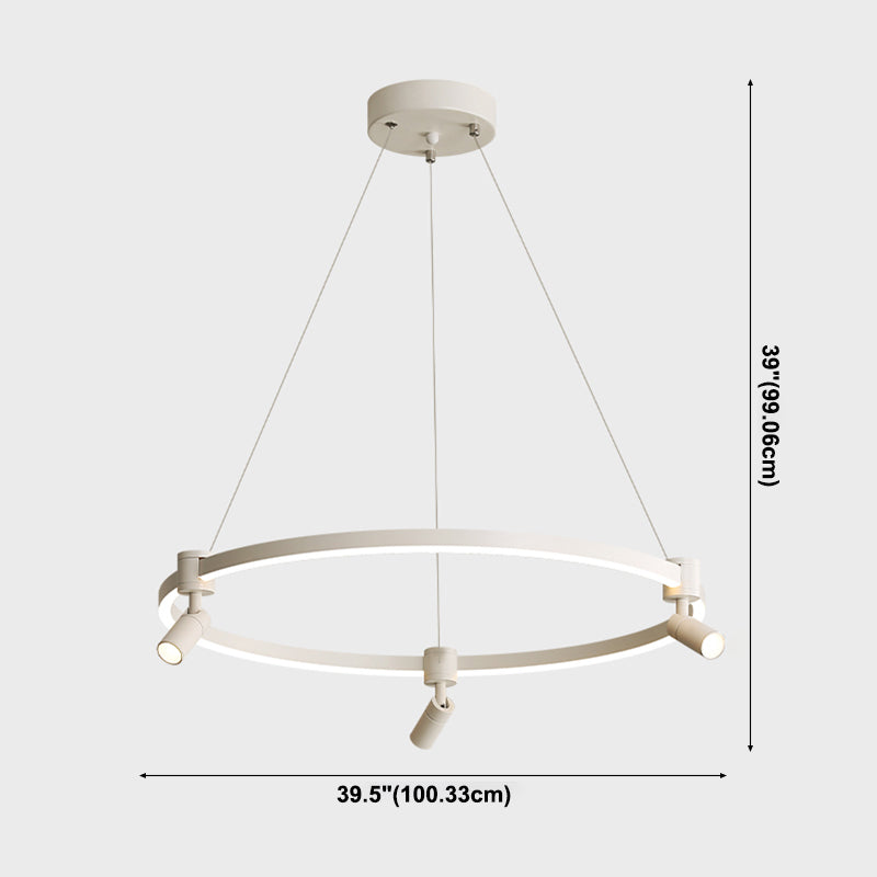 Candeliers contemporáneos accesorios de iluminación colgante orbicular araña de metal orbe para sala de estar