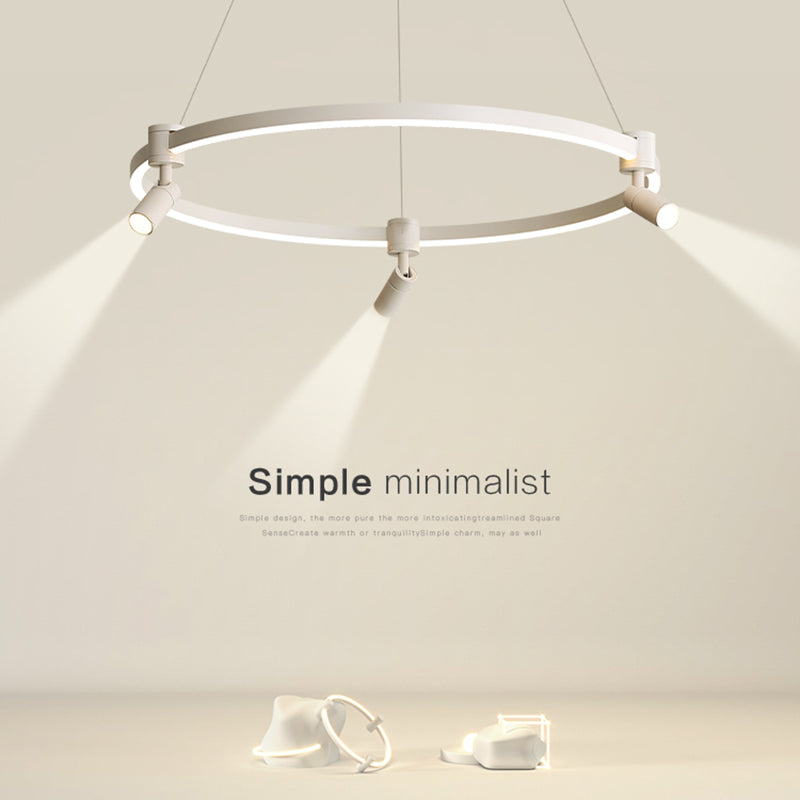 Candeliers contemporáneos accesorios de iluminación colgante orbicular araña de metal orbe para sala de estar