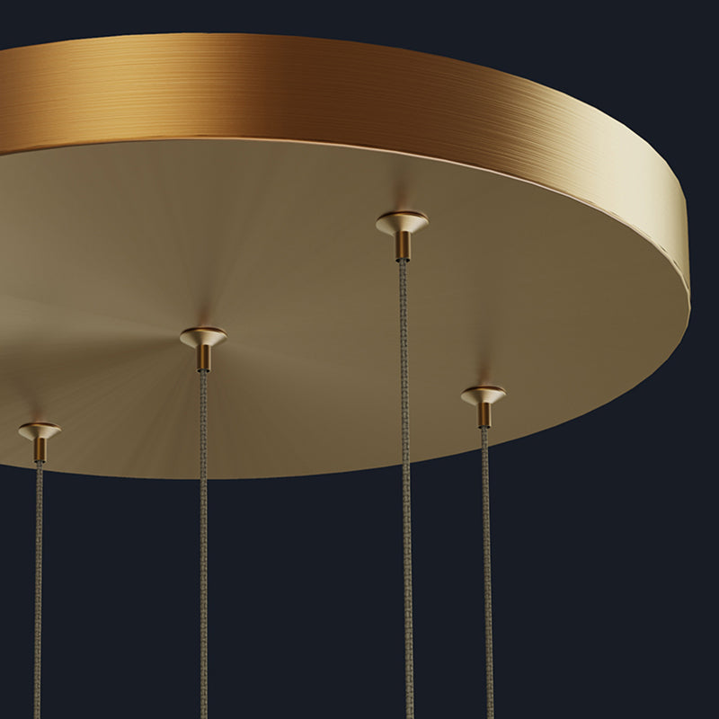 Zeitgenössische LED Hanging Deckenleuchte Kristall geometrische Deckenleuchte