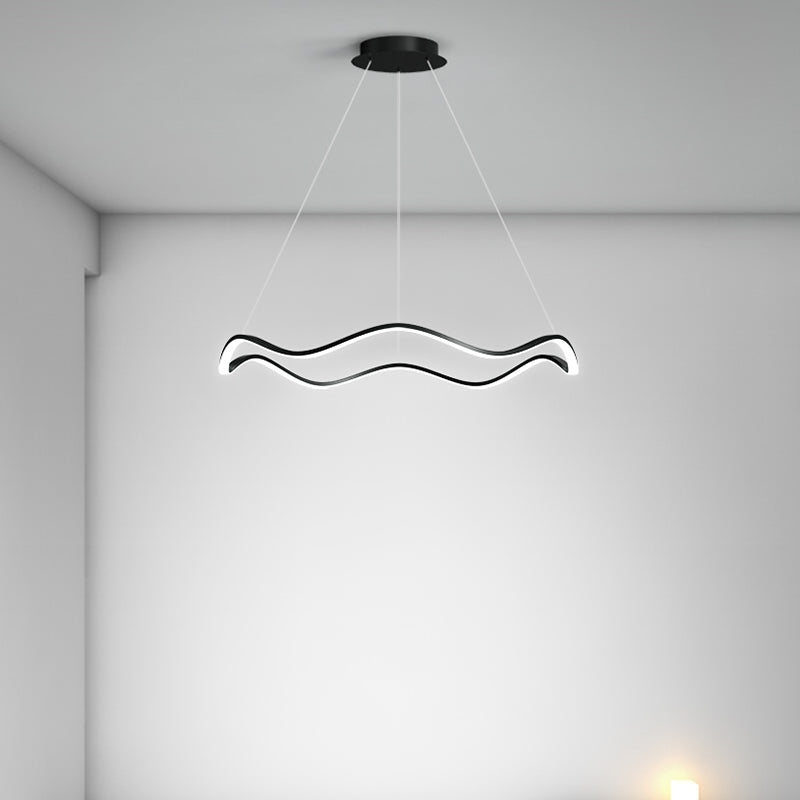 Lampadario orbicolare a sospensione leggero sala da pranzo moderna illuminazione in metallo lampadario