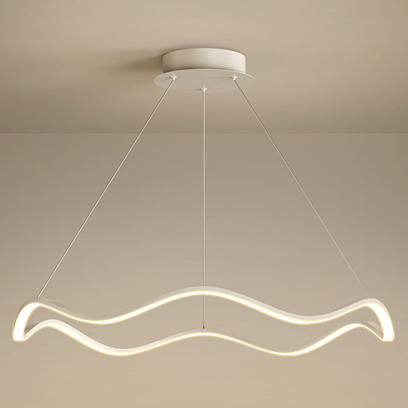 Lampadario orbicolare a sospensione leggero sala da pranzo moderna illuminazione in metallo lampadario