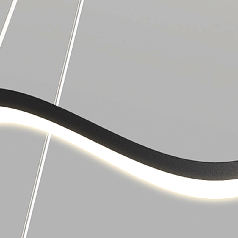 Lampadario orbicolare a sospensione leggero sala da pranzo moderna illuminazione in metallo lampadario