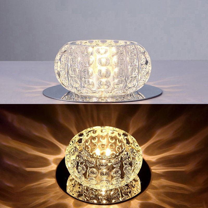 Luminaires encastrés en cristal modernes, Mini support encastré LED avec trou de 2 à 3.5 pouces de diamètre