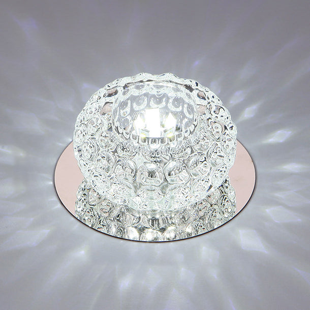 Luminaires encastrés en cristal modernes, Mini support encastré LED avec trou de 2 à 3.5 pouces de diamètre
