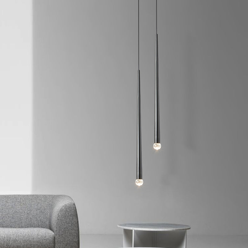 Moderner Stil von Kristallhängele Leuchten verjüngte Deckenhängung Lampe