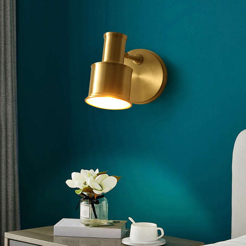 1 Licht linearer Schatten Wandleuchten postmoderner einfacher Wandbeleuchtung in Gold