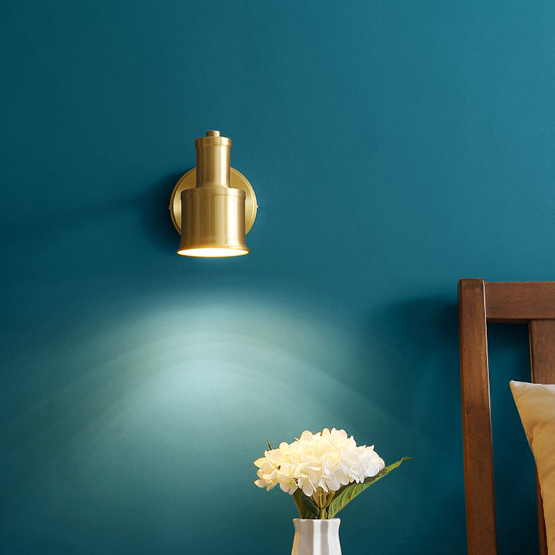 1 Licht linearer Schatten Wandleuchten postmoderner einfacher Wandbeleuchtung in Gold