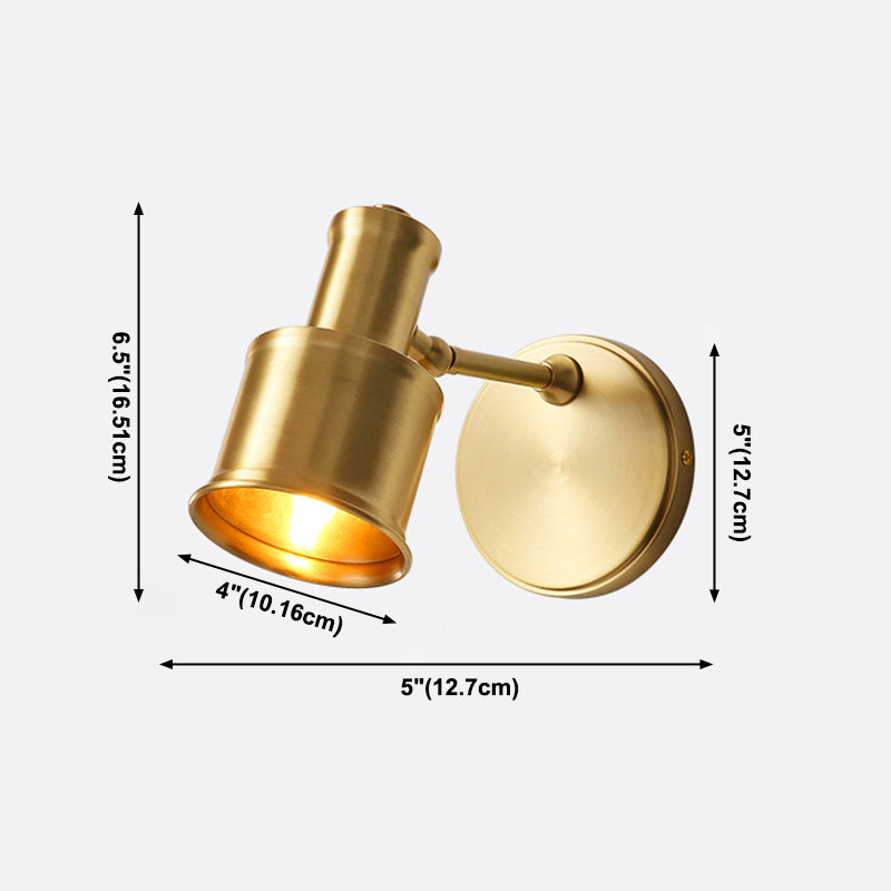 1 Licht linearer Schatten Wandleuchten postmoderner einfacher Wandbeleuchtung in Gold