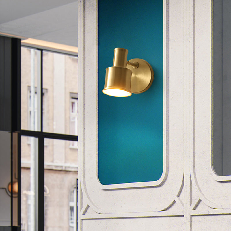 1 Licht linearer Schatten Wandleuchten postmoderner einfacher Wandbeleuchtung in Gold