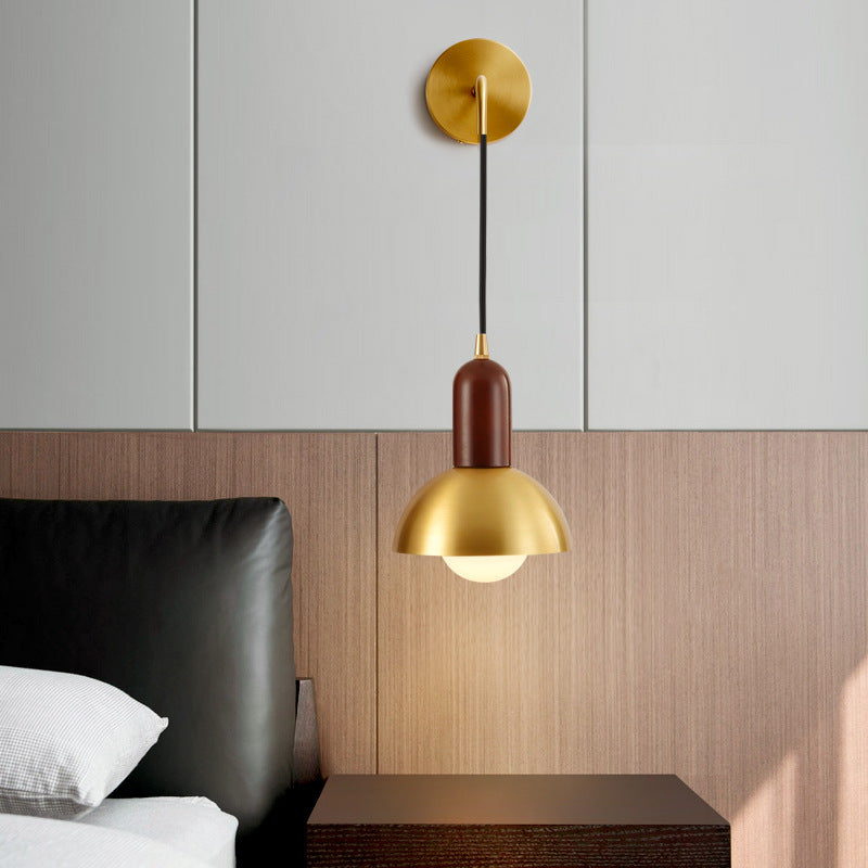 Schema semplice post-moderna Stile 1 leggero Lincera Linear Wall Sconce Wall Lighting in ottone