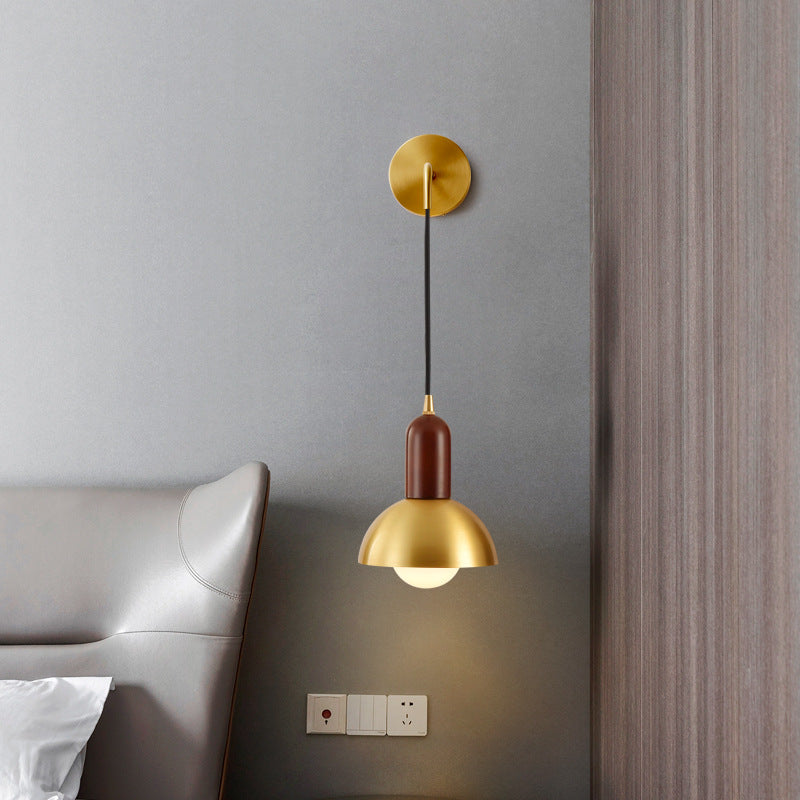 Schema semplice post-moderna Stile 1 leggero Lincera Linear Wall Sconce Wall Lighting in ottone