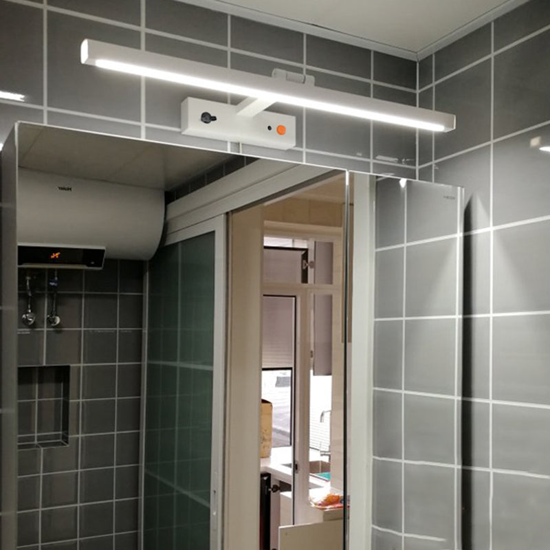 Tonalità lineare a 1 luci luci a parete sconce moderna sfogliare l'illuminazione murale in nero