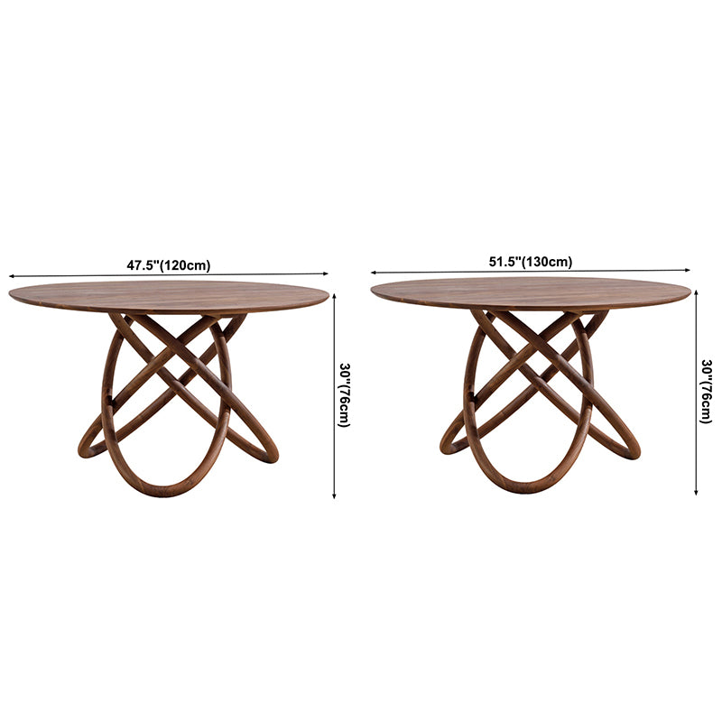 Runde Esstisch Einfachheit Dinnerzimmer Masster Holztisch mit Sockentisch