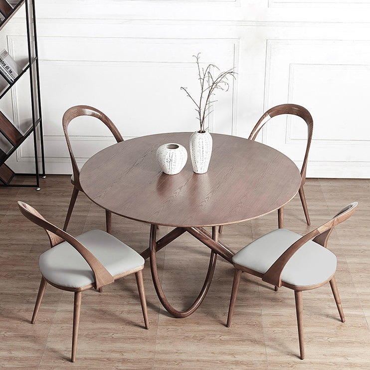 Runde Esstisch Einfachheit Dinnerzimmer Masster Holztisch mit Sockentisch