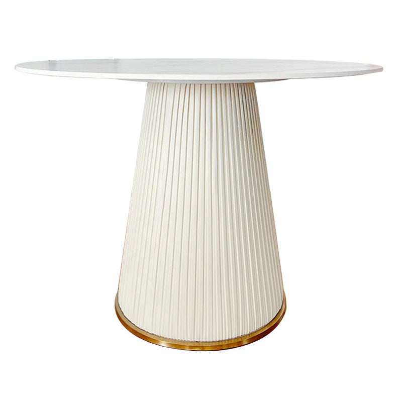 Stone Dining Room Collection Contemporary Round Dining Table for Kitchen Home