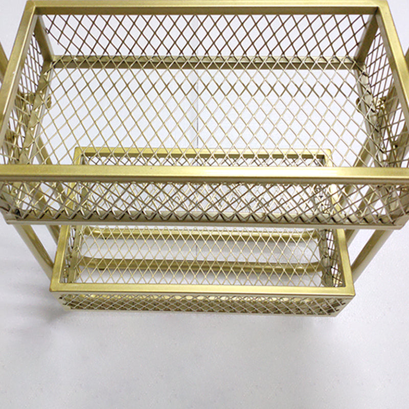 Metal Modern Rectangle Indoor Table Sintered Stone Table for Kitchen and Dining Room