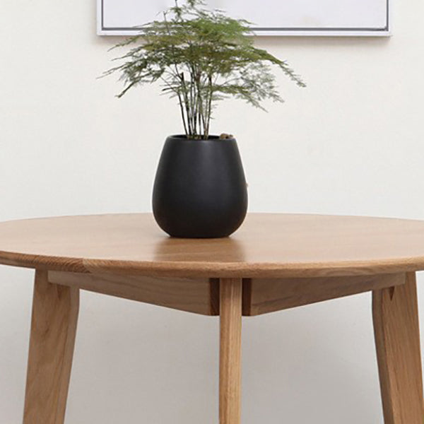 Modern Oak Solid Wood Table Rectangle Dining Table with 4 Legs for Restaurant