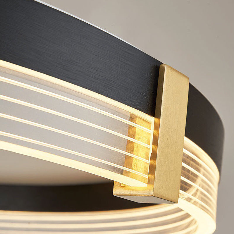 Moderne stijl acryl led inbouw plafondverlichtingsarmaturen Geometrisch 1-lichts inbouwlicht