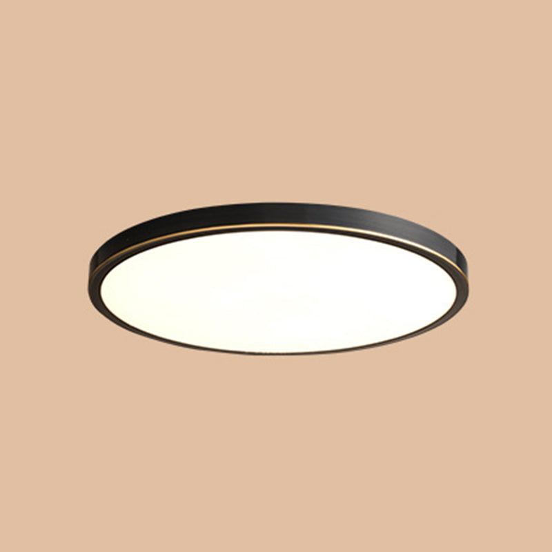 Round 1-Light Flush Mount Ceiling Light Modern Style Acrylic Led Flush Mount