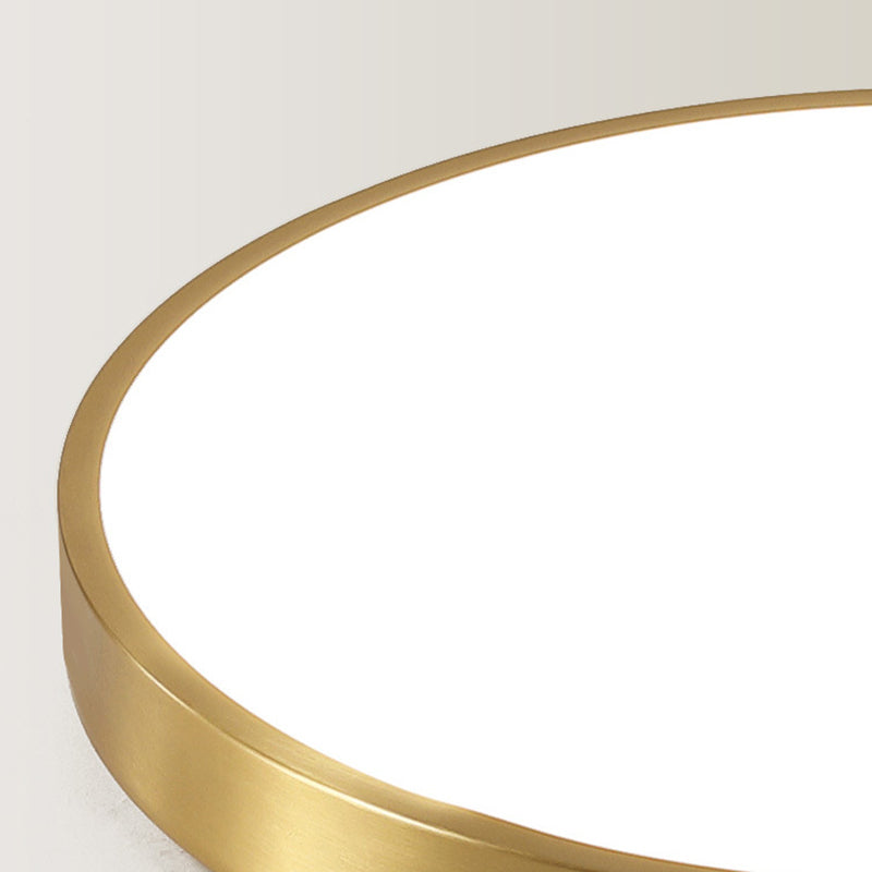 Round 1-Light Flush Mount Ceiling Light Modern Style Acrylic Led Flush Mount