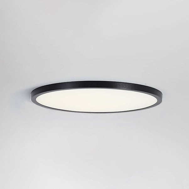 Metal Round Shade Flush Mount Llight Modern LED Style1 Head Flush Mount