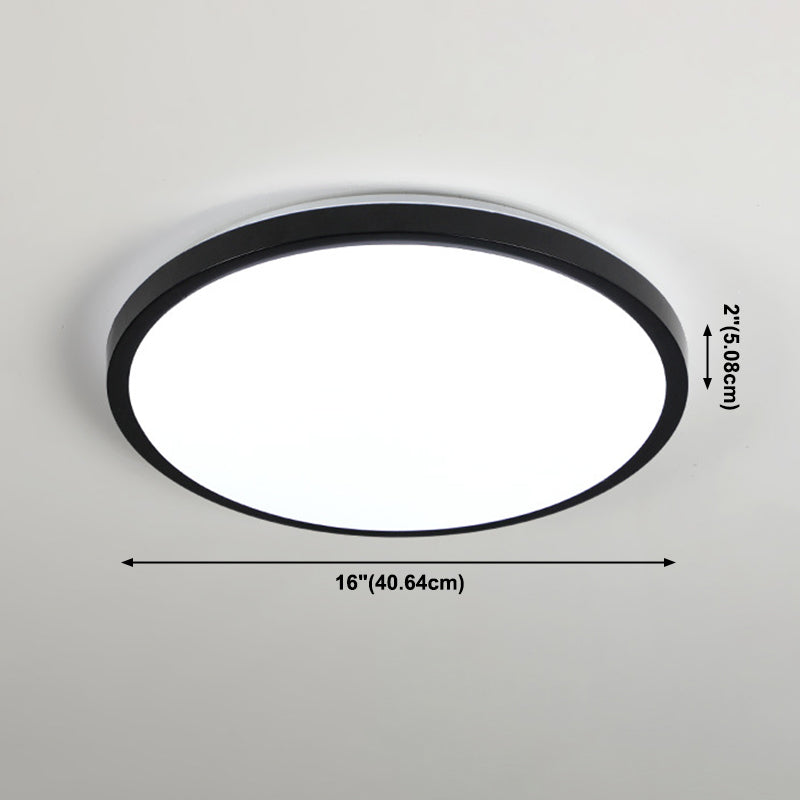 Abat-jour rond en acrylique encastré, lumière moderne nordique Macarons Style1 tête encastrée