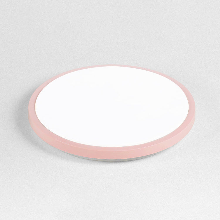 Abat-jour rond en acrylique encastré, lumière moderne nordique Macarons Style1 tête encastrée